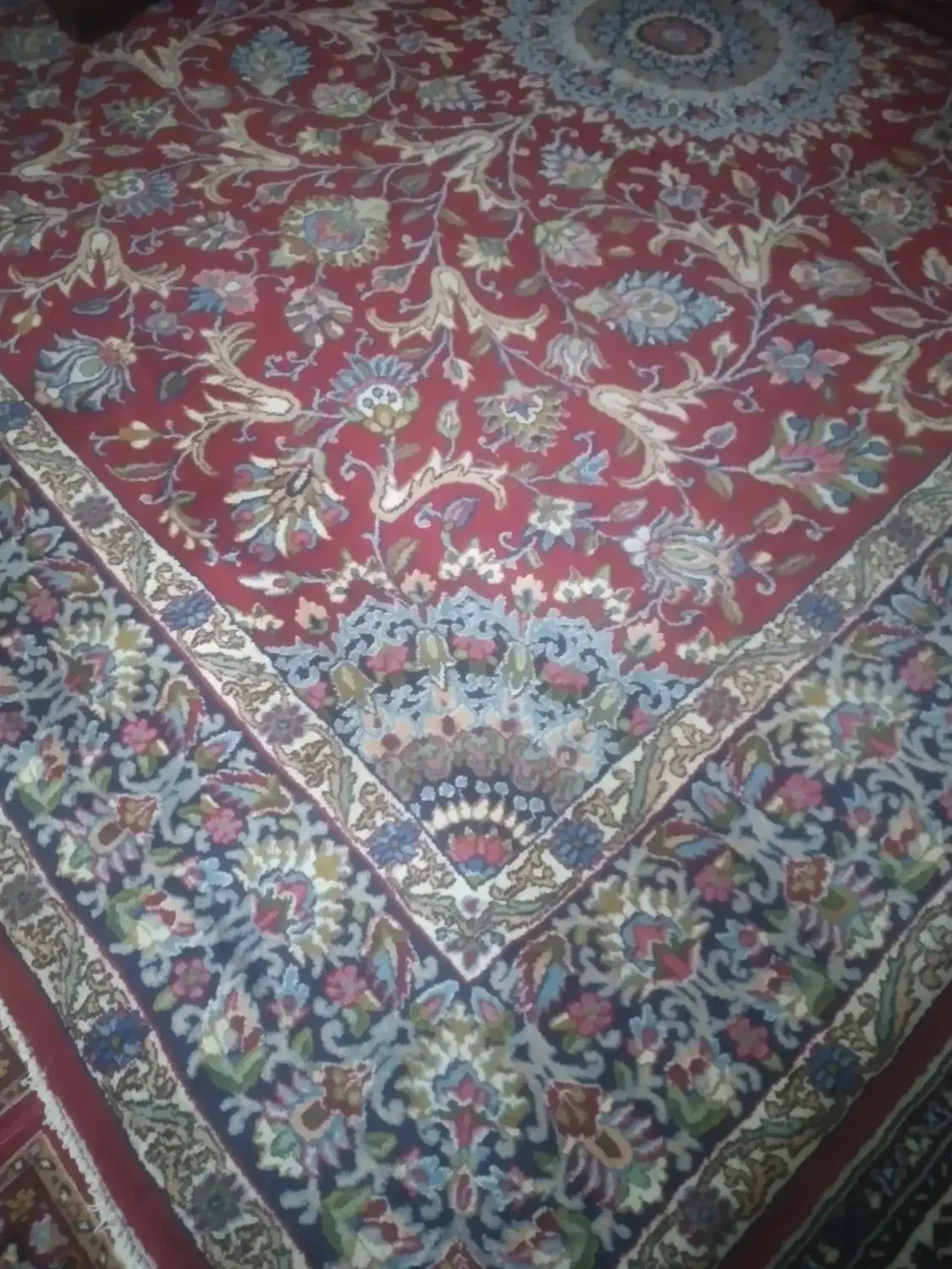 قالی کرمان در حد نو|فرش|رفسنجان, |دیوار