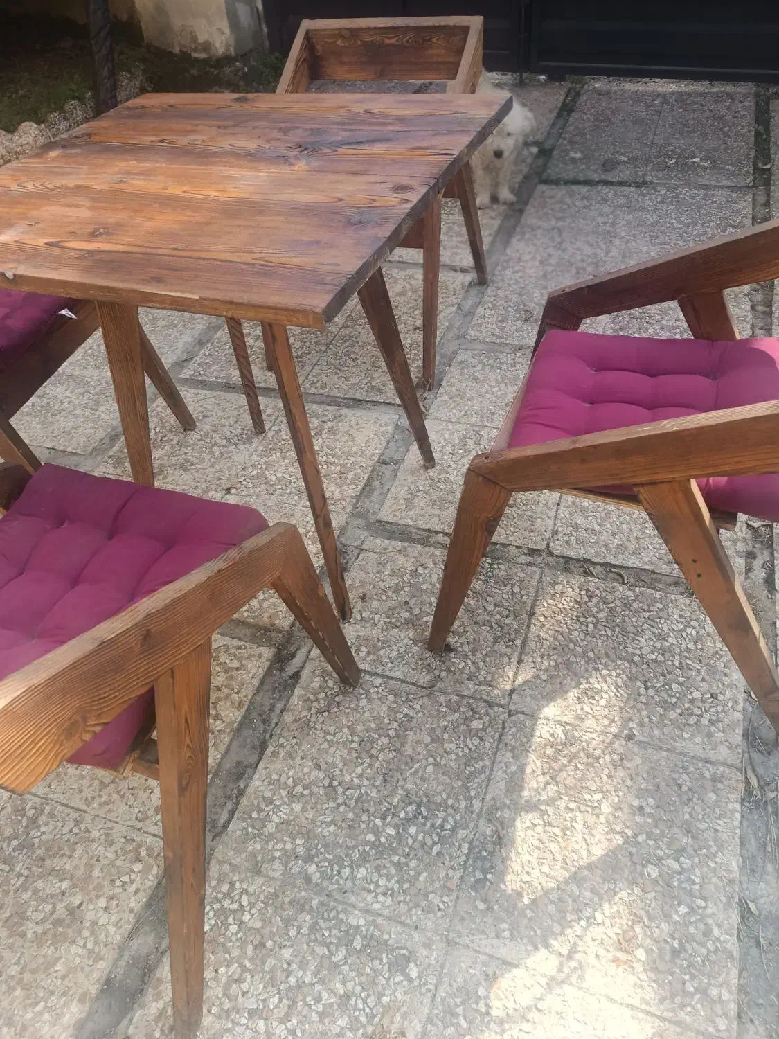 میز ناهار خوری 4نفره نراد کاملا نو بهمراه نشیمن|میز و صندلی غذاخوری|تنکابن, |دیوار