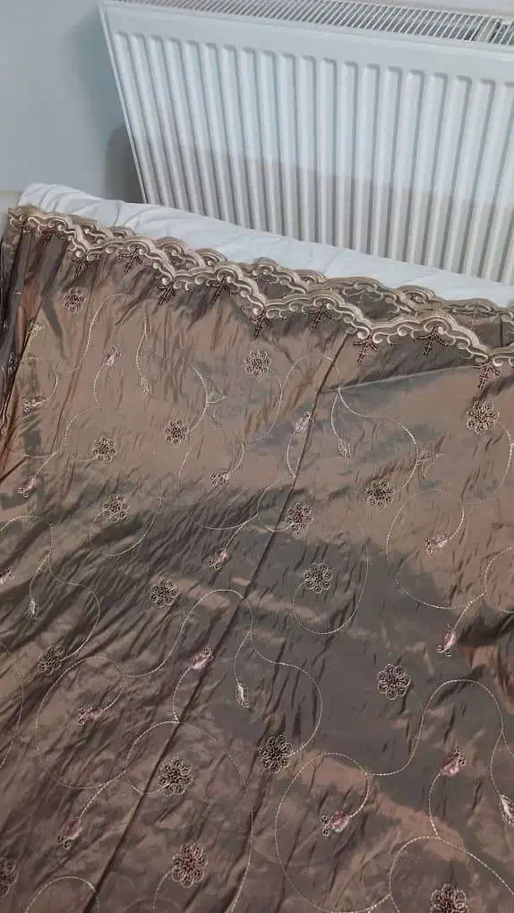 ۲ پرده ۲۶۵*۳۱۰|پرده، رانر، رومیزی|کرج, شهرک ولیعصر|دیوار