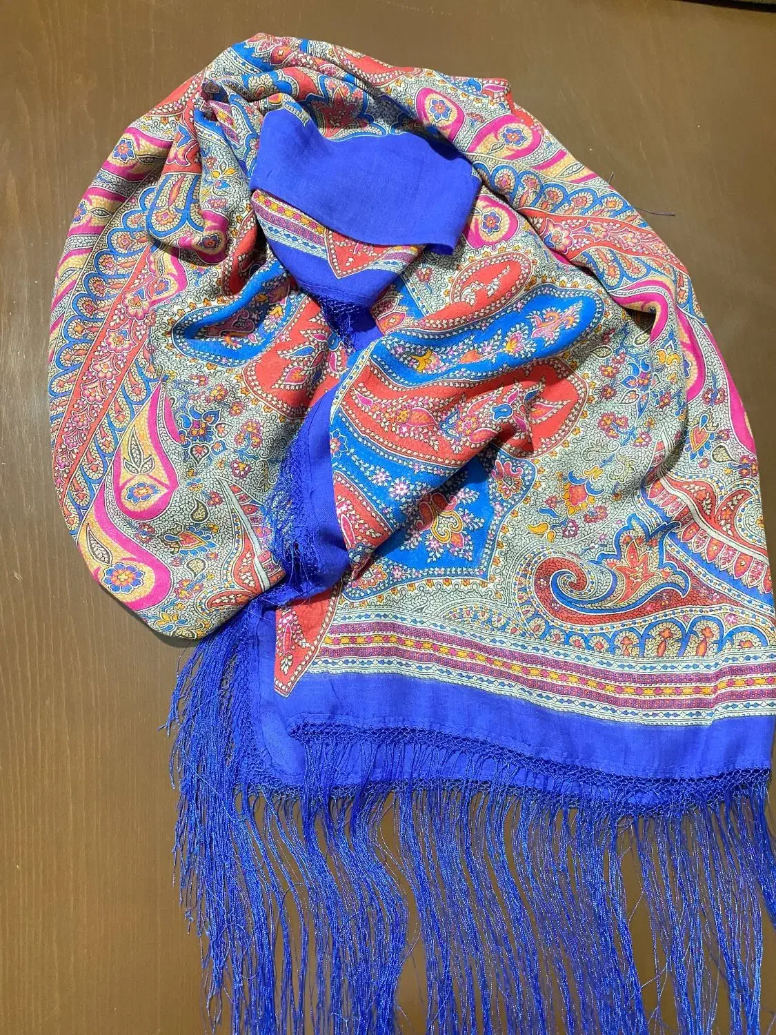 روسری،چارقد پشم وابریشم|لباس|گنبد کاووس, |دیوار