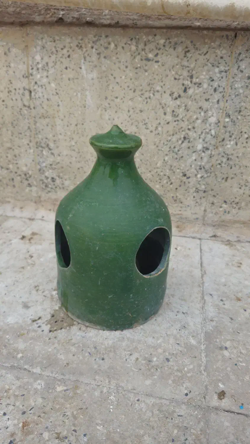 جا آبی سفالی پرنده|لوازم جانبی حیوانات|قرچک, شهرک طلائیه|دیوار