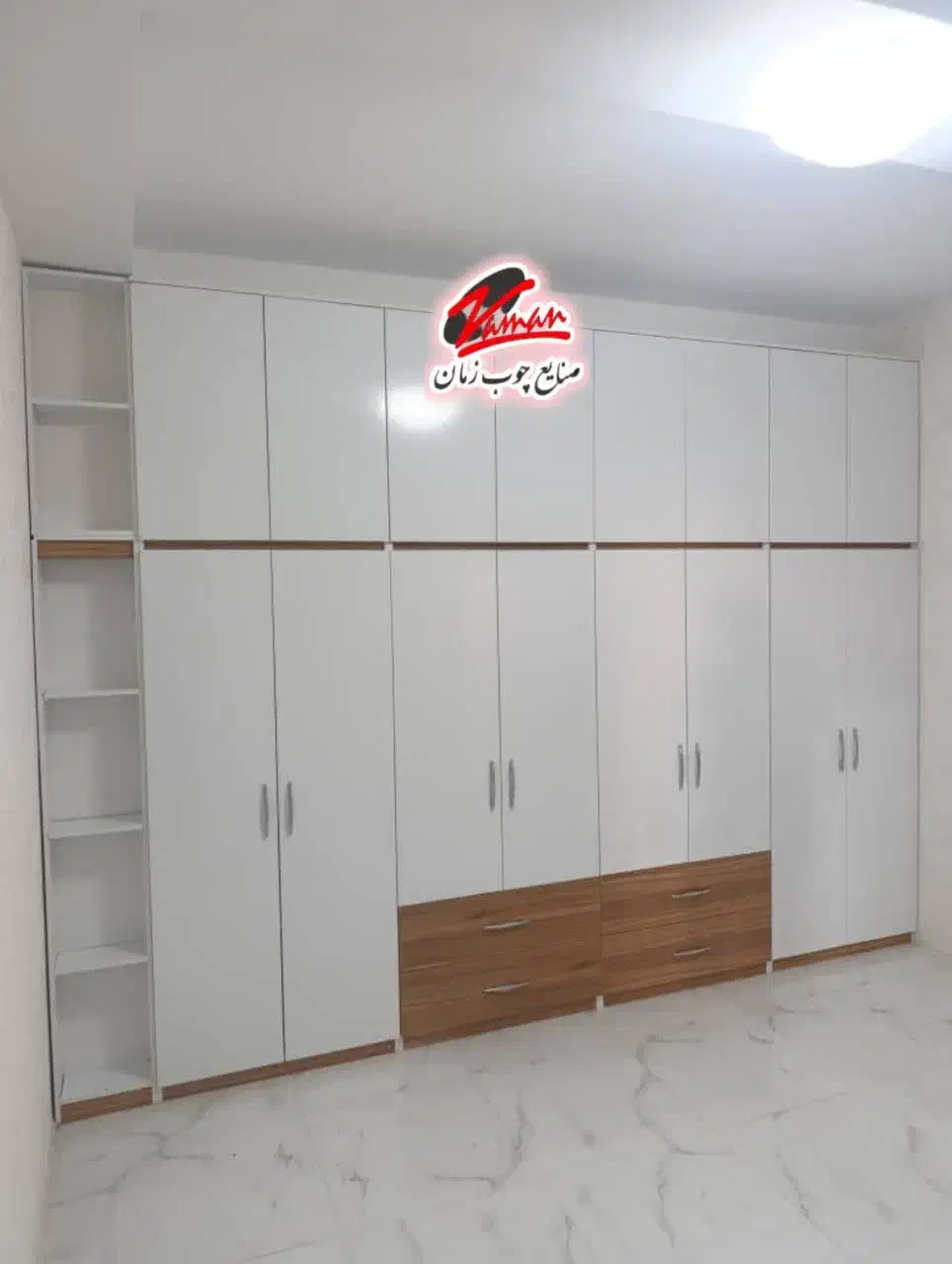 کمد دیواری بزرگ مدل نور ۴کشو ک۱۸۶|جاکفشی، کمد، دراور|اسلام‌شهر, زرافشان|دیوار