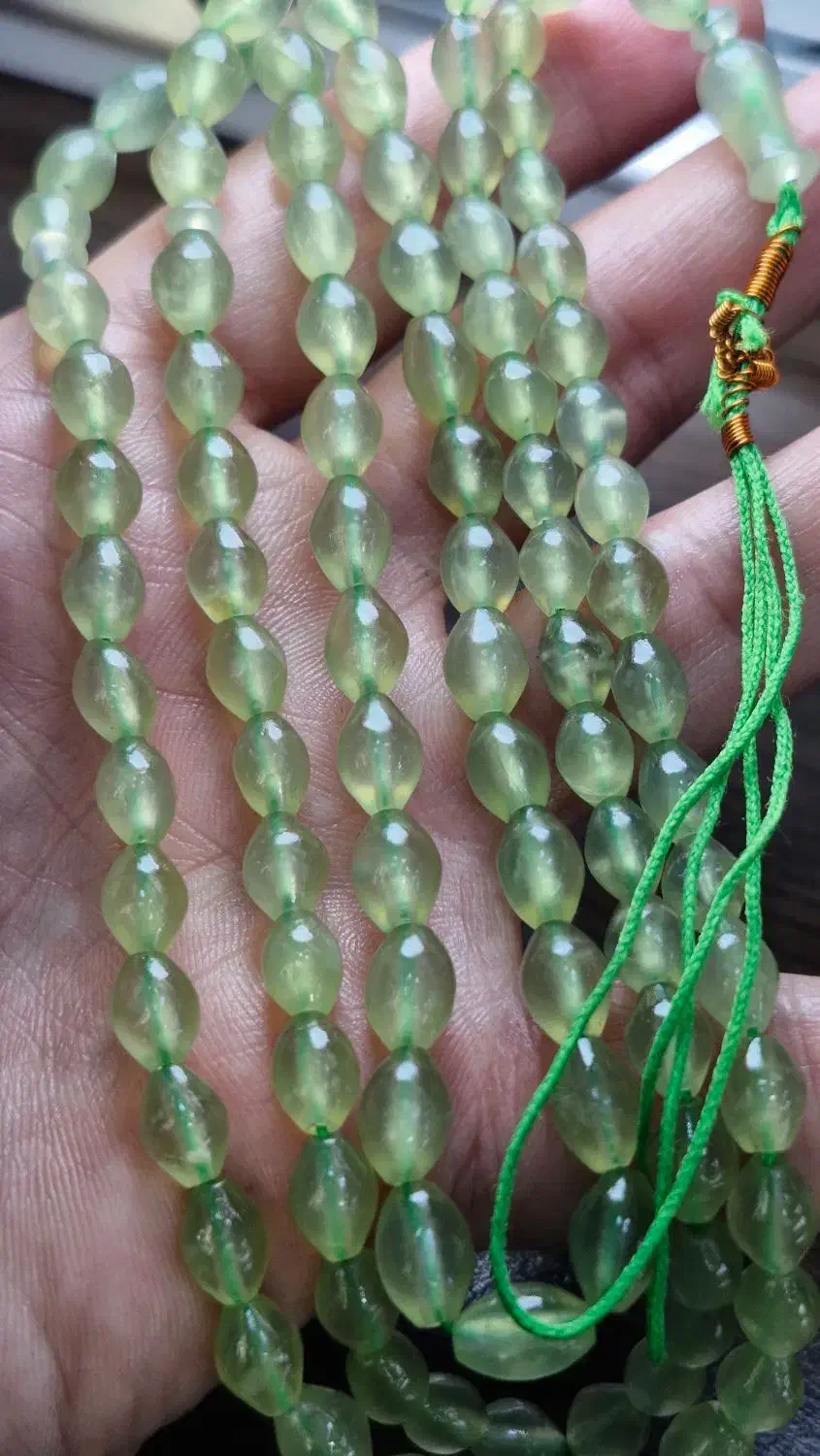 تسبیح شاه مقصود افغان سبز زمردی|جواهرات|ری, هاشمآباد|دیوار