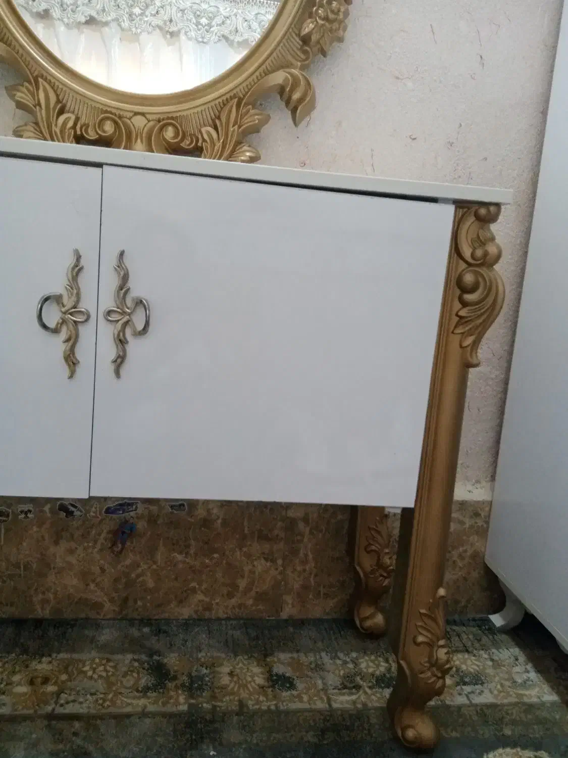 آینه کنسول|بوفه، ویترین، کنسول|شیراز, شهرک آرین|دیوار