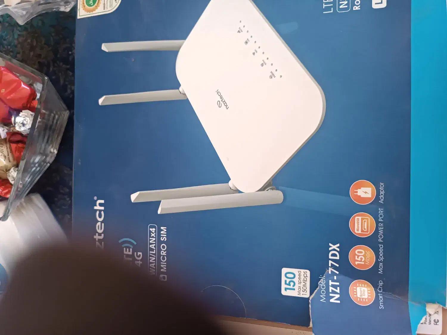 وای فای naztech 77DX|مودم و تجهیزات شبکه|پرند, فاز ۳|دیوار