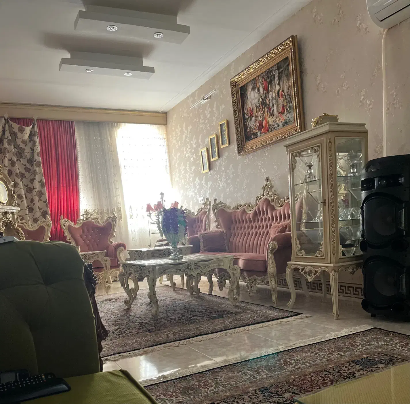 مبل استیل سلطنتی باناهارخوری وبوفه ست|مبلمان خانگی و میز عسلی|قم, آزادگان|دیوار