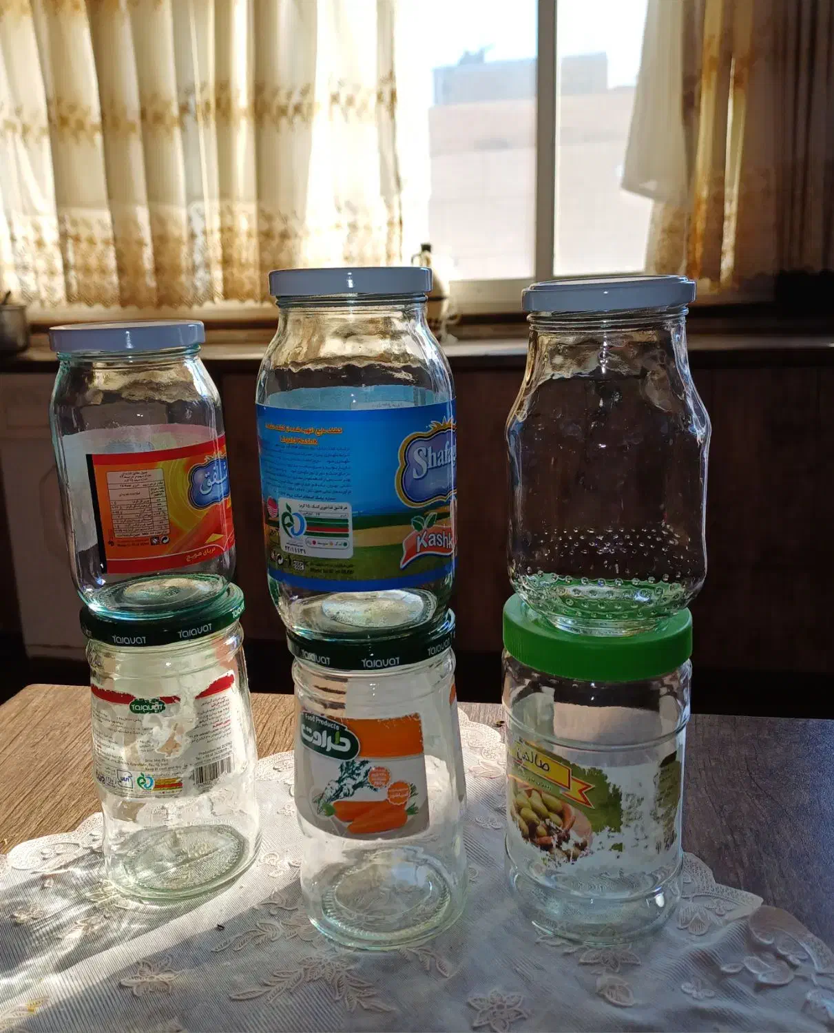 ۱۰ عدد شیشه|ظروف نگهدارنده، پلاستیکی، یک‌بارمصرف|سبزوار, توحیدشهر|دیوار