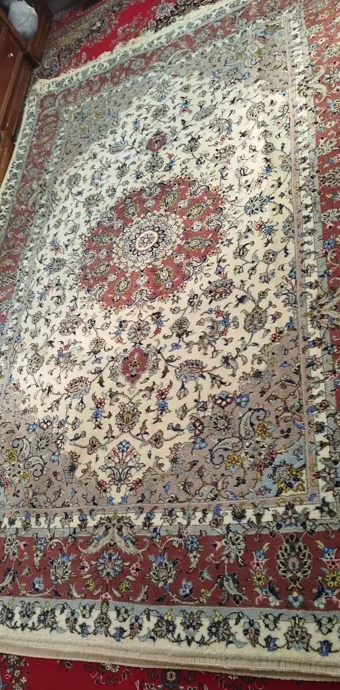 یک جفت فرش ۶ متری دستباف|فرش|کاشان, شمس آبادی|دیوار