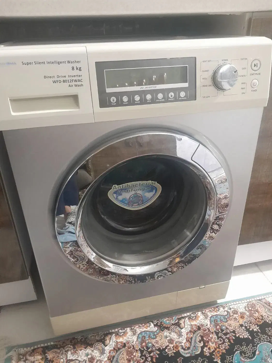 ماشین لباسشویی ۸ کیلویی پاکشوما|ماشین لباسشویی و خشک‌کن لباس|رباط‌کریم, رباط‌کریم|دیوار