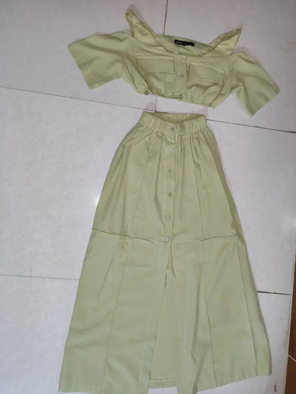 نیم تنه با دامن سایز ۳۸|لباس|رشت, قاسمیه|دیوار