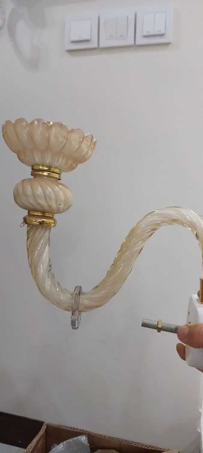 دوعدد دیوار کوب مورانو|لوستر و چراغ آویز|تهران, هروی|دیوار