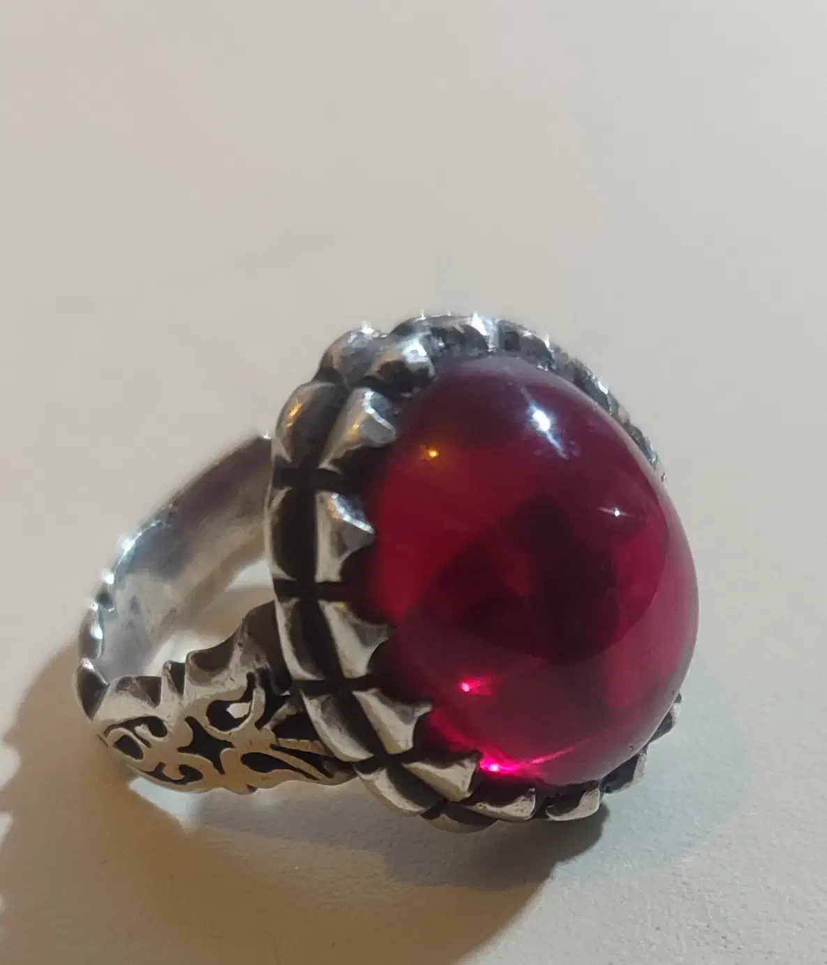 انگشتر نقره یاقوت اصل افغان|بدلیجات|کرمان, |دیوار