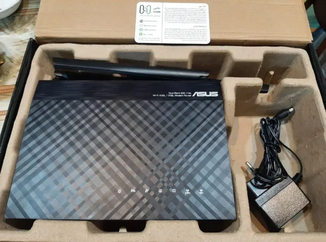 مودم 3 آنتن ASUS AC51|مودم و تجهیزات شبکه|قم, سالاریه|دیوار