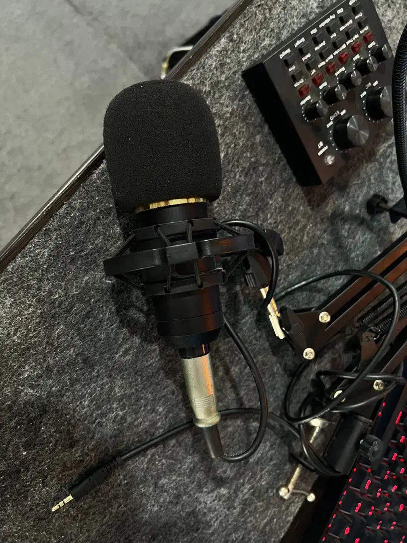میکروفون استودیویی مدل BM800 به همراه کارت صدا V8|قطعات و لوازم جانبی رایانه|تهران, شیخ هادی|دیوار