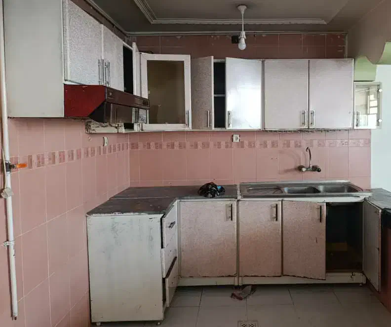 کابینت فلزی و هود|آب‌چکان و نظم‌دهنده ظروف|اهواز, کوی راه کربلا|دیوار