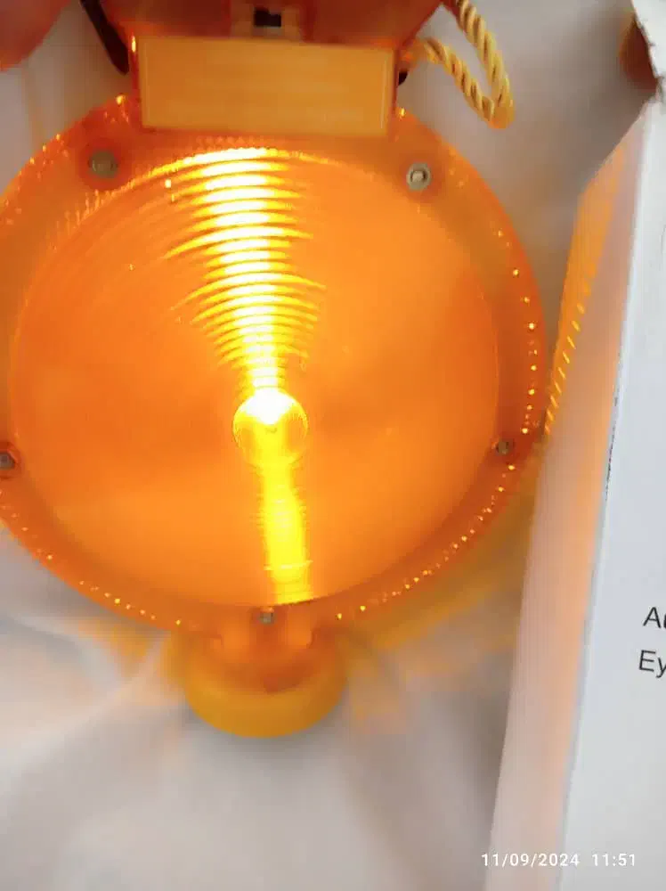 آلارم چشمک زن شارژ آفتابی|مصالح و تجهیزات ساختمان|اصفهان, عطار نیشابوری|دیوار