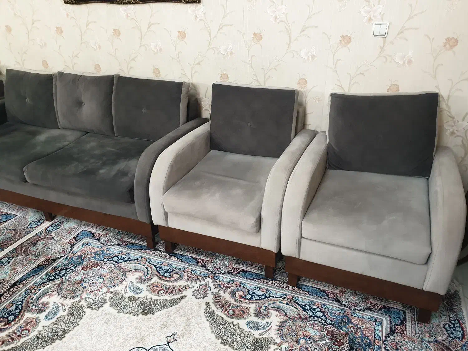 مبلمان راحتی ۷ نفره|مبلمان خانگی و میز عسلی|تهران, حکیمیه|دیوار