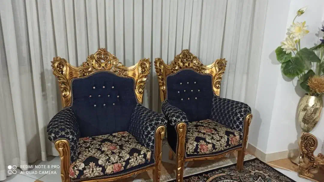 مبل سلطنتی ۹ نفره|مبلمان خانگی و میز عسلی|آبیک, |دیوار