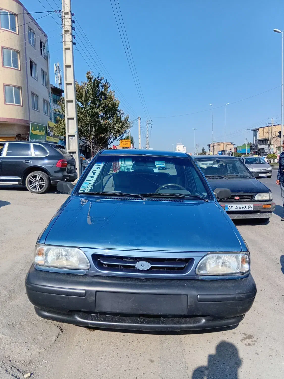 پراید ۸۴ آبی اطلسی بیرنگ شاسی سالم|خودرو سواری و وانت|ساری, |دیوار