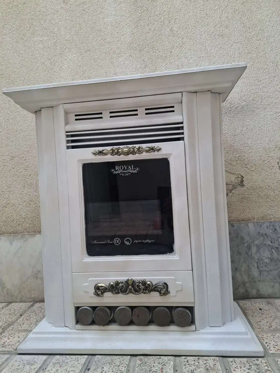 بخاری شومینه ای ۳۰ هزار سفید مروارید سوز|بخاری، هیتر، شومینه|محمدشهر, جعفرآباد|دیوار