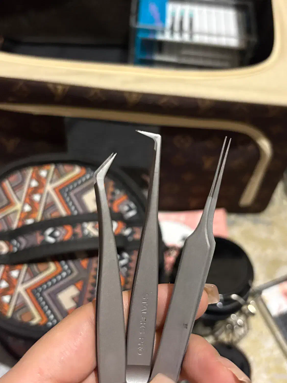 لوازم تمرین اکستیشن مژه|آرایشی، بهداشتی، درمانی|تهران, باشگاه نفت|دیوار