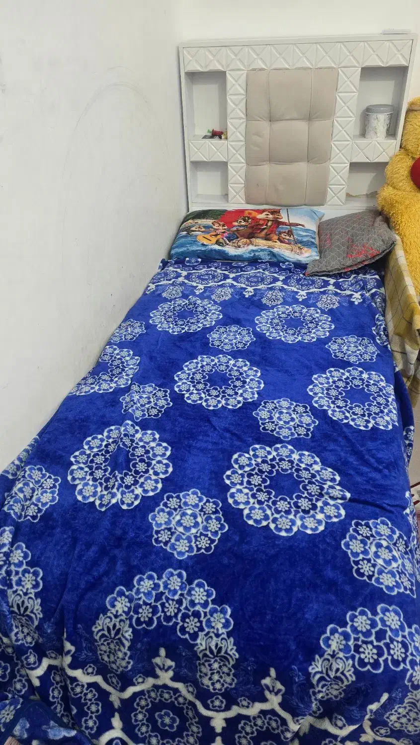 دو عدد تخت خواب سالم|تخت و سرویس خواب|جم, |دیوار