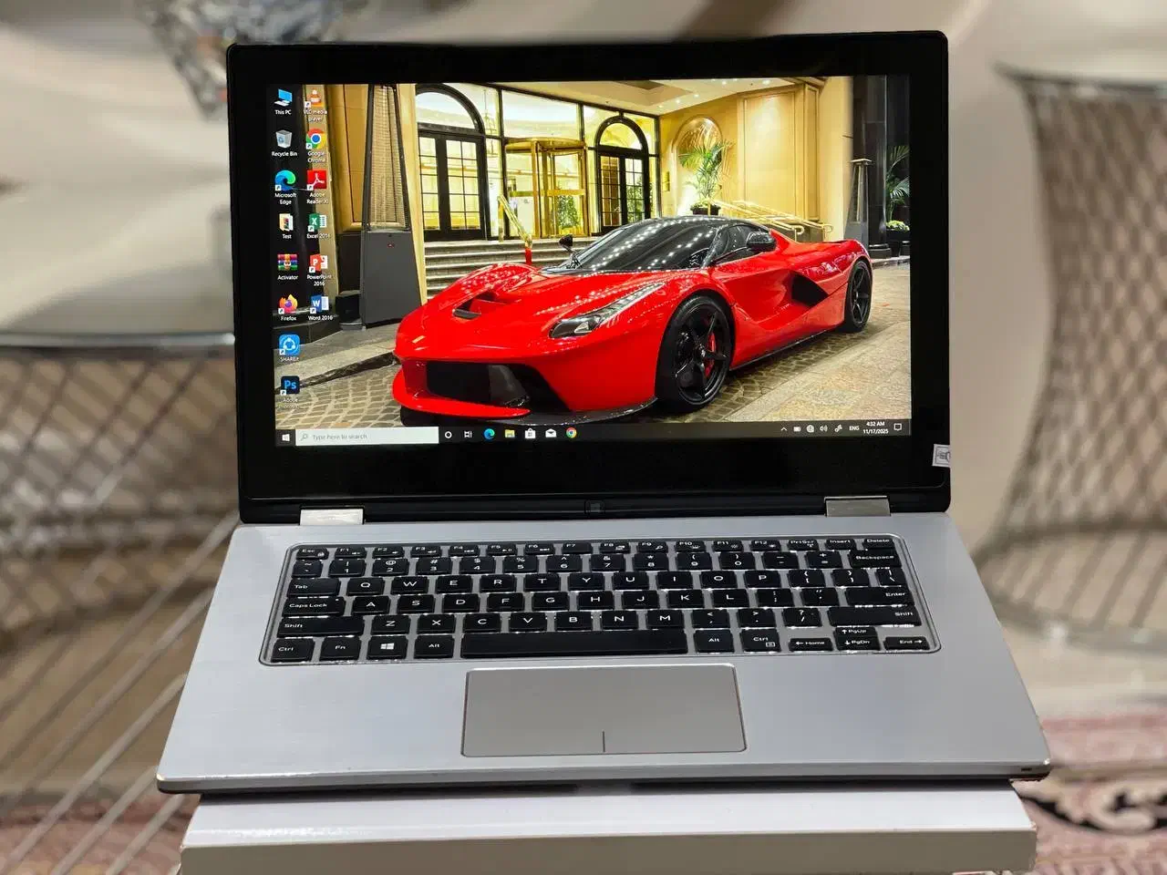 لپتاپ دل لمسی ۳۶۰ درجه i7 5500u رم۸ ssd256B|رایانه همراه|قزوین, |دیوار