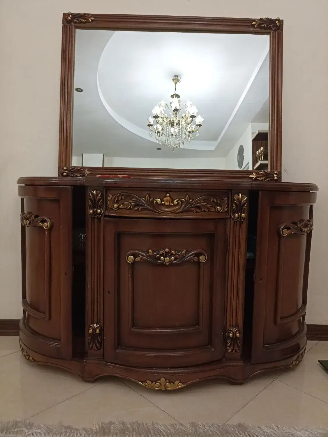 آینه وکنسول|بوفه، ویترین، کنسول|ملارد, |دیوار