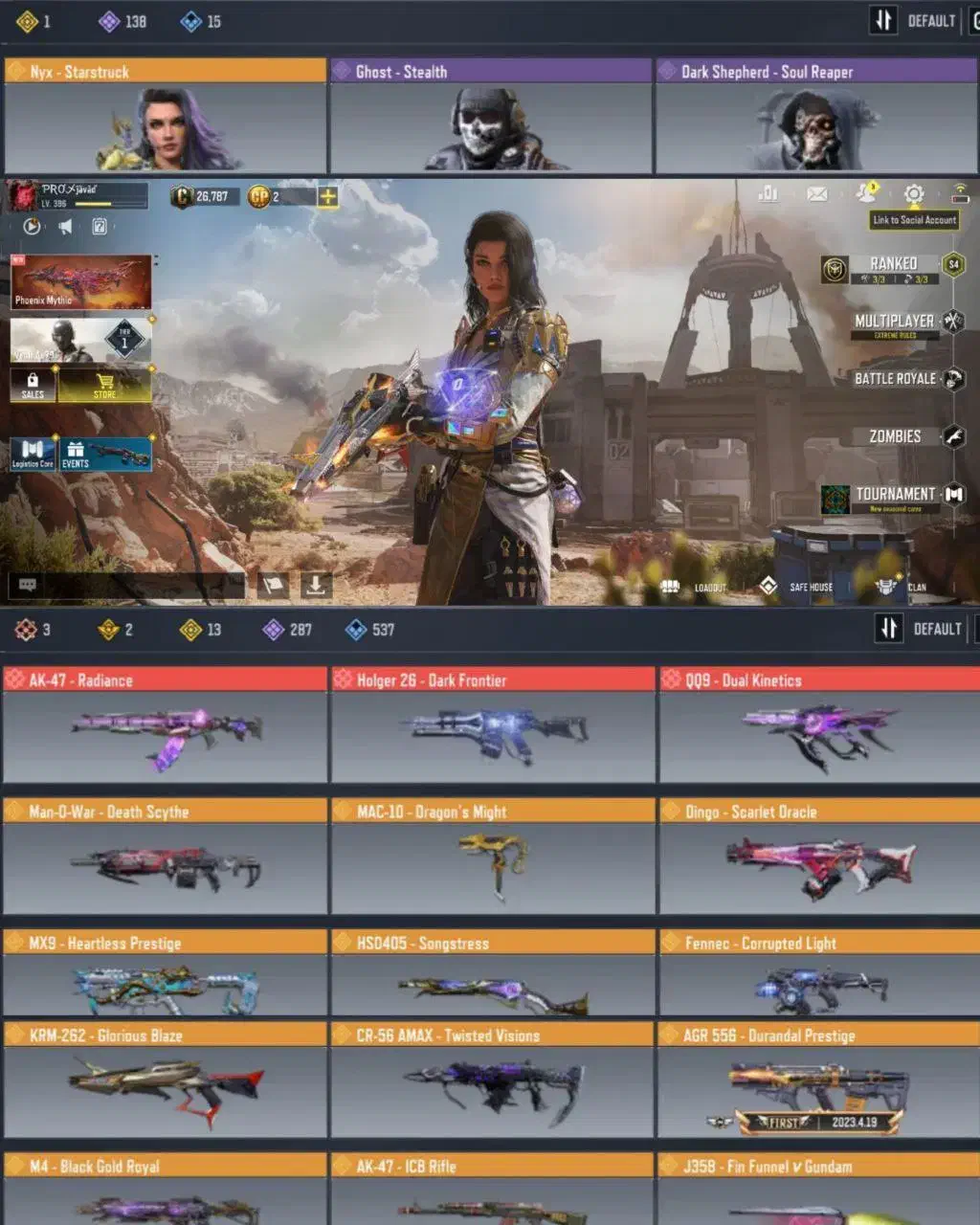 اکانت.کلاف سیف نیم و سالم|کنسول، بازی ویدئویی و آنلاین|تهران, پامنار|دیوار