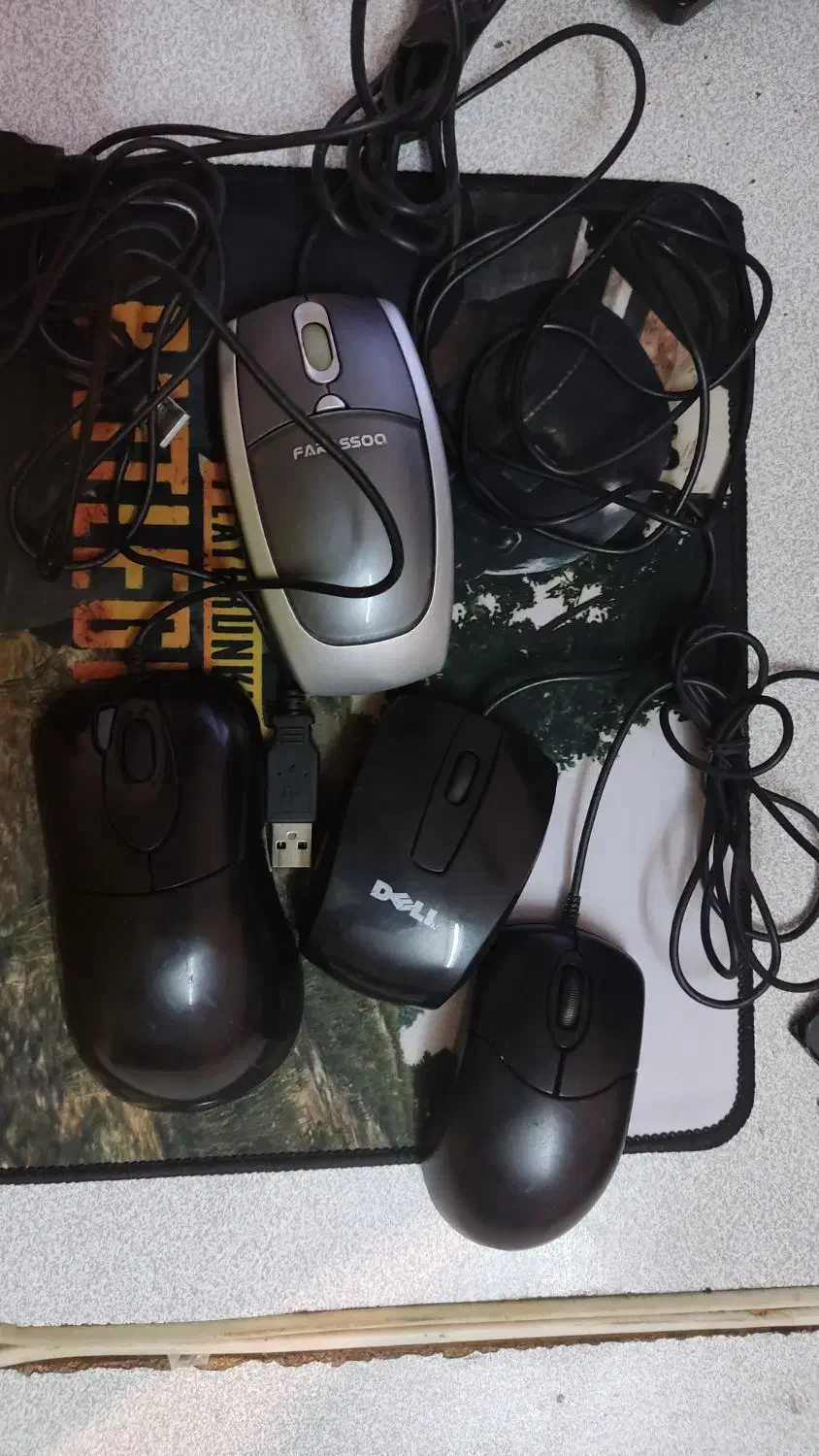 فروش 4 عدد موس با برند های مختلف|قطعات و لوازم جانبی رایانه|تاکستان, |دیوار