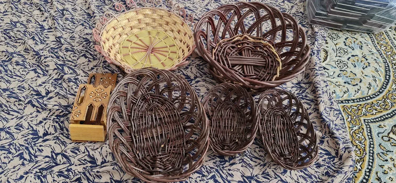 تعدادی سبد حصیری|ظروف نگهدارنده، پلاستیکی، یک‌بارمصرف|اصفهان, مهرآباد|دیوار