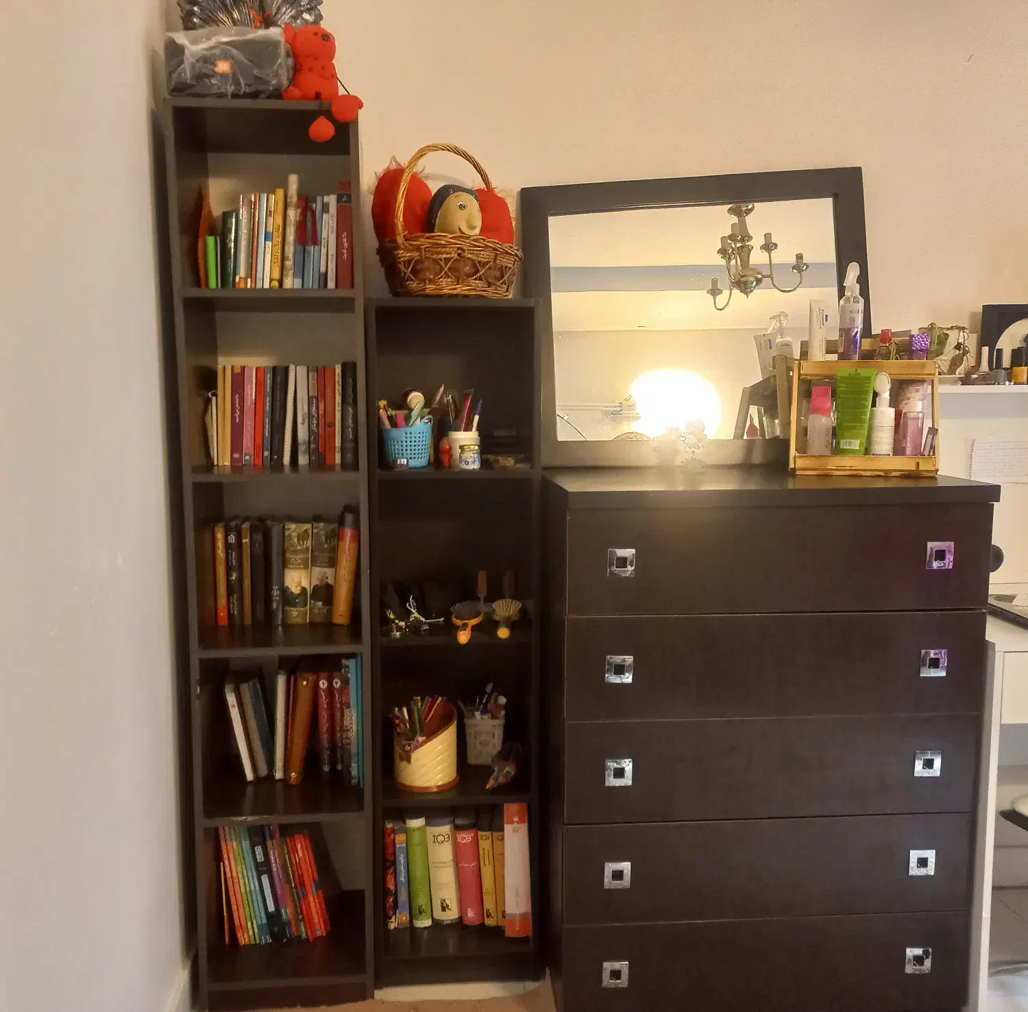 دراور چوبی و کتابخانه|کتابخانه، شلف، قفسه‌های دیواری|تهران, تهرانپارس شرقی|دیوار