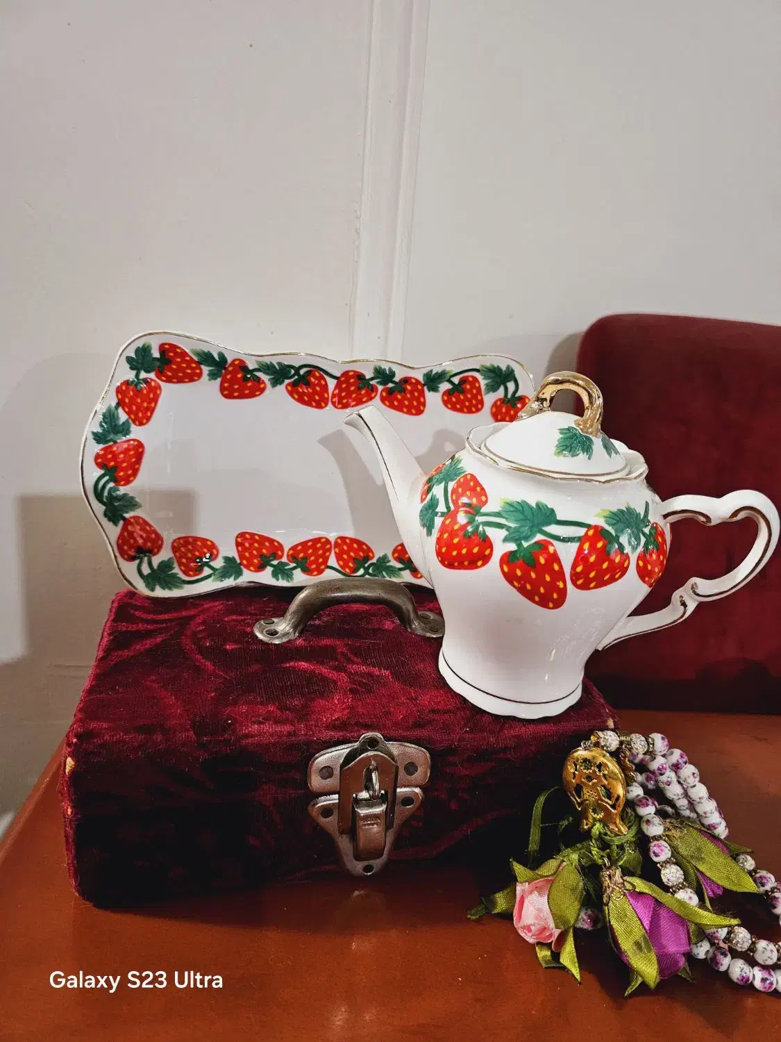 قوری زیبا طلاکوب|قوری، کتری، قهوه‌ساز دستی|کرج, اتحاد|دیوار