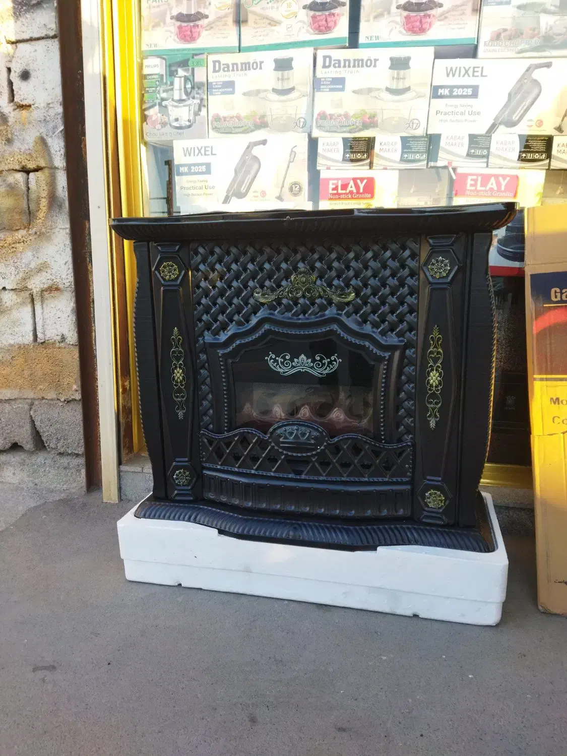 بخاری شومینه ۳۶ هزار حصیری الماس گاز کیفیت صادراتی|بخاری، هیتر، شومینه|تبریز, |دیوار