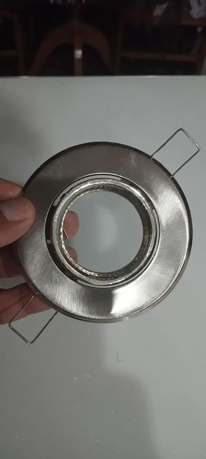 فرم استیل لامپ هالوژنی با لامپ درحدنو|لامپ و چراغ|مشهد, احمدآباد|دیوار