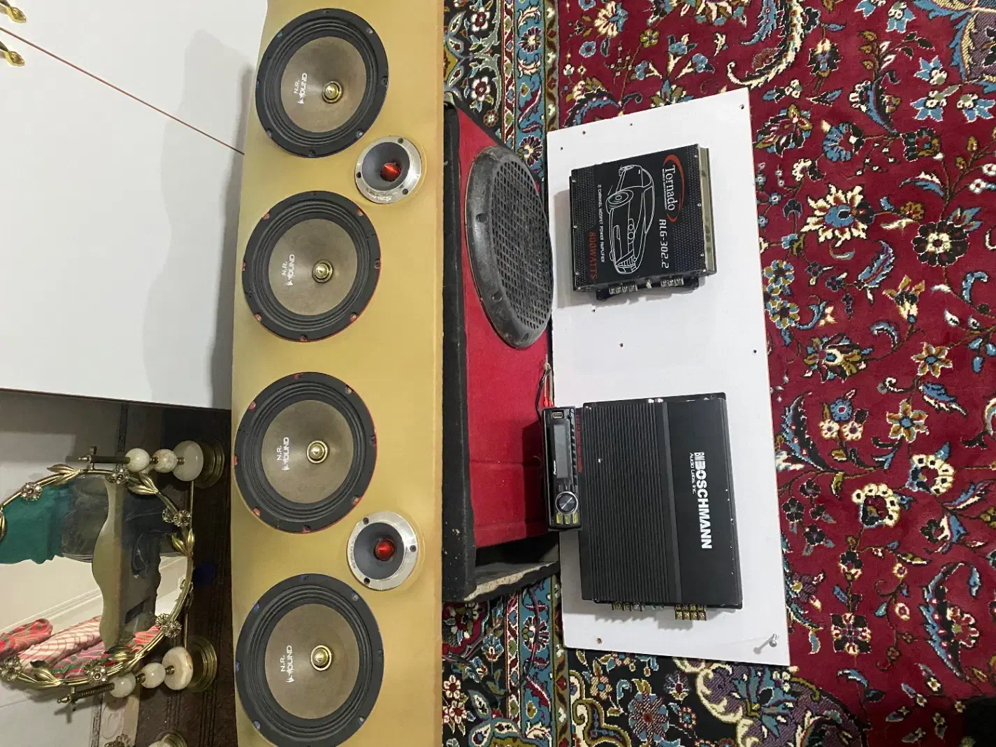 پک کامل سیستم همراه با سیم کشی|صوتی و تصویری|شیروان (خراسان), |دیوار