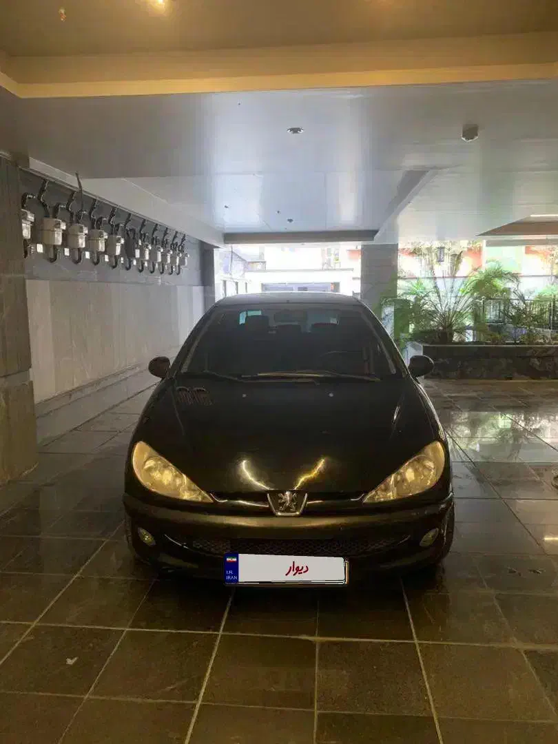 پژو ۲۰۶ 206 کم کار سالم مشکی هاچبک بدون صندوق تیپ۵|خودرو سواری و وانت|تهران, فتح|دیوار