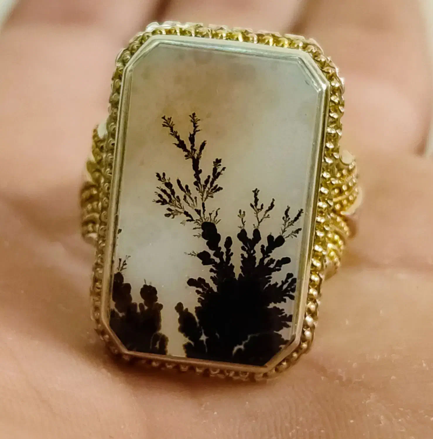 انگشتر فدیوم گوارسه طلا استاد گاچی شجر|بدلیجات|تهران, نیروی هوایی (پیروزی)|دیوار