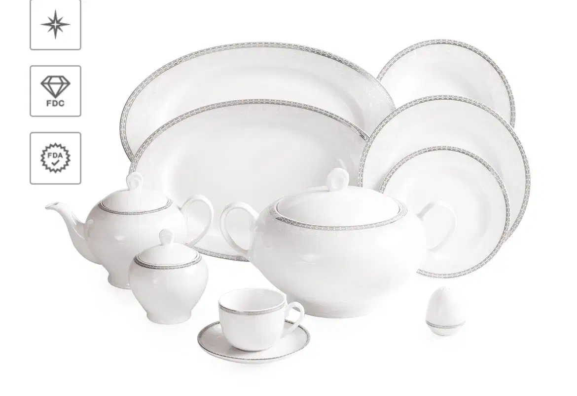 سرویس۱۲نفره غذاخوری چینی زرین|ظروف سرو و پذیرایی|کرج, فاز ۳ گوهردشت|دیوار