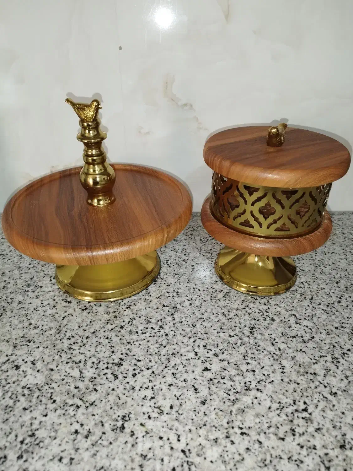 ظرف چوبی سرویس پذیرایی|ظروف سرو و پذیرایی|مرودشت, شهرک بسیجیان|دیوار