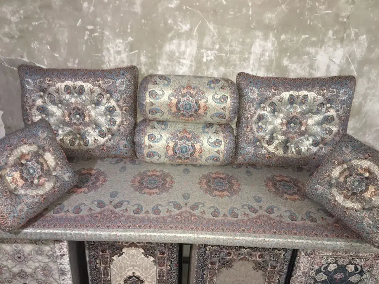 شاهنشین  تولیدی ترمه ۷ تکه|پشتی|تهران, کیانشهر|دیوار