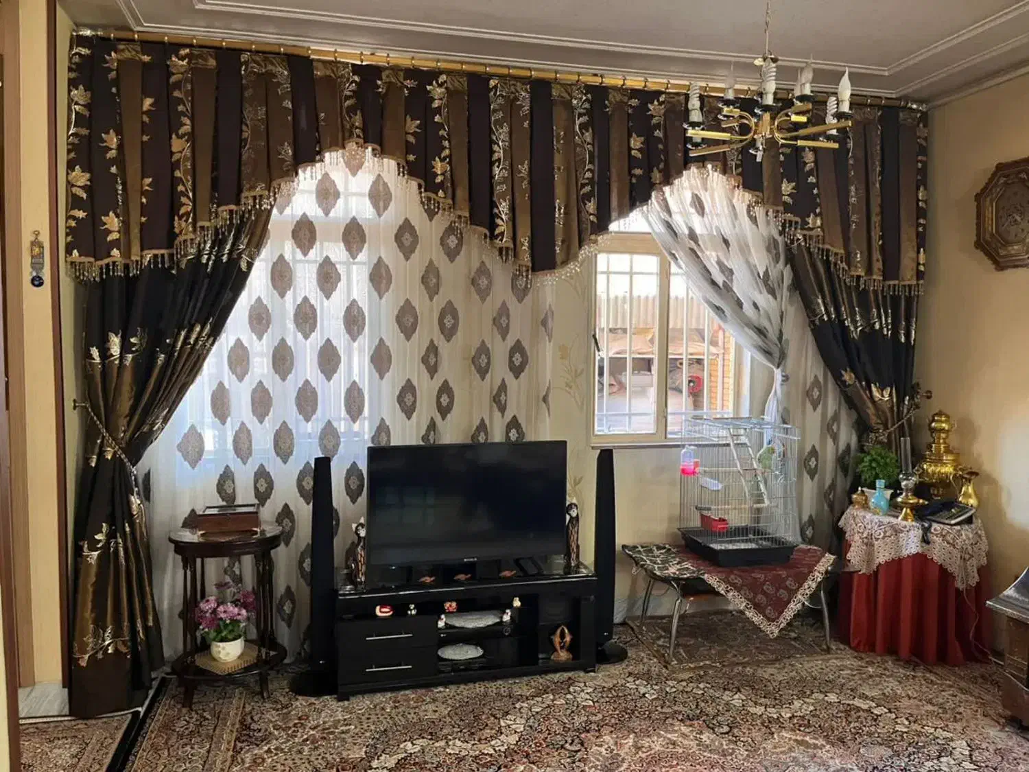 پرده سلطنتی|پرده، رانر، رومیزی|ترکمانچای, |دیوار