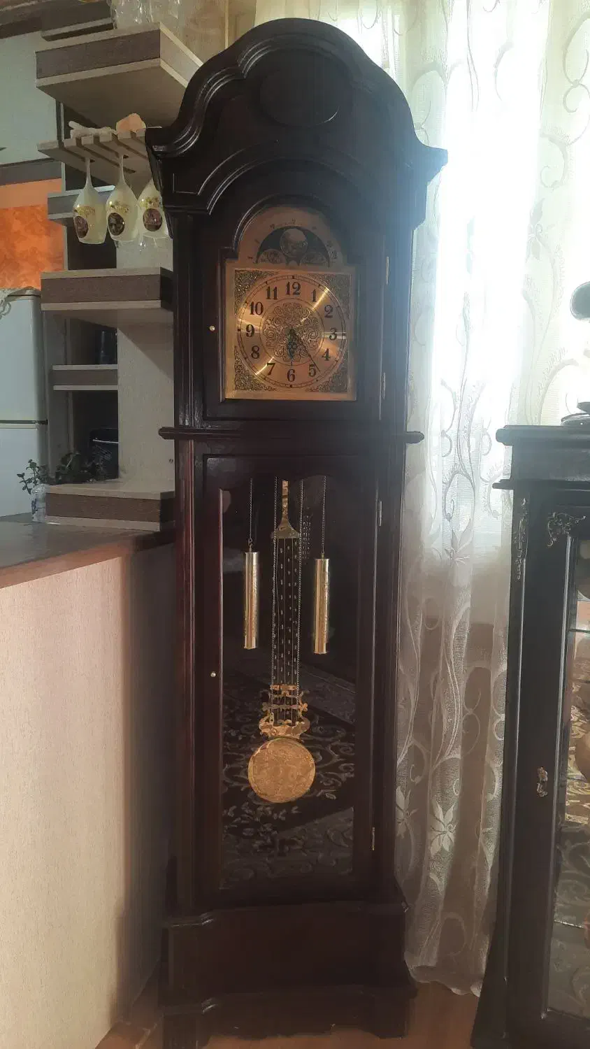 ساعت ایستاده چوب اصل|ساعت دیواری و تزئینی|خرمآباد, |دیوار