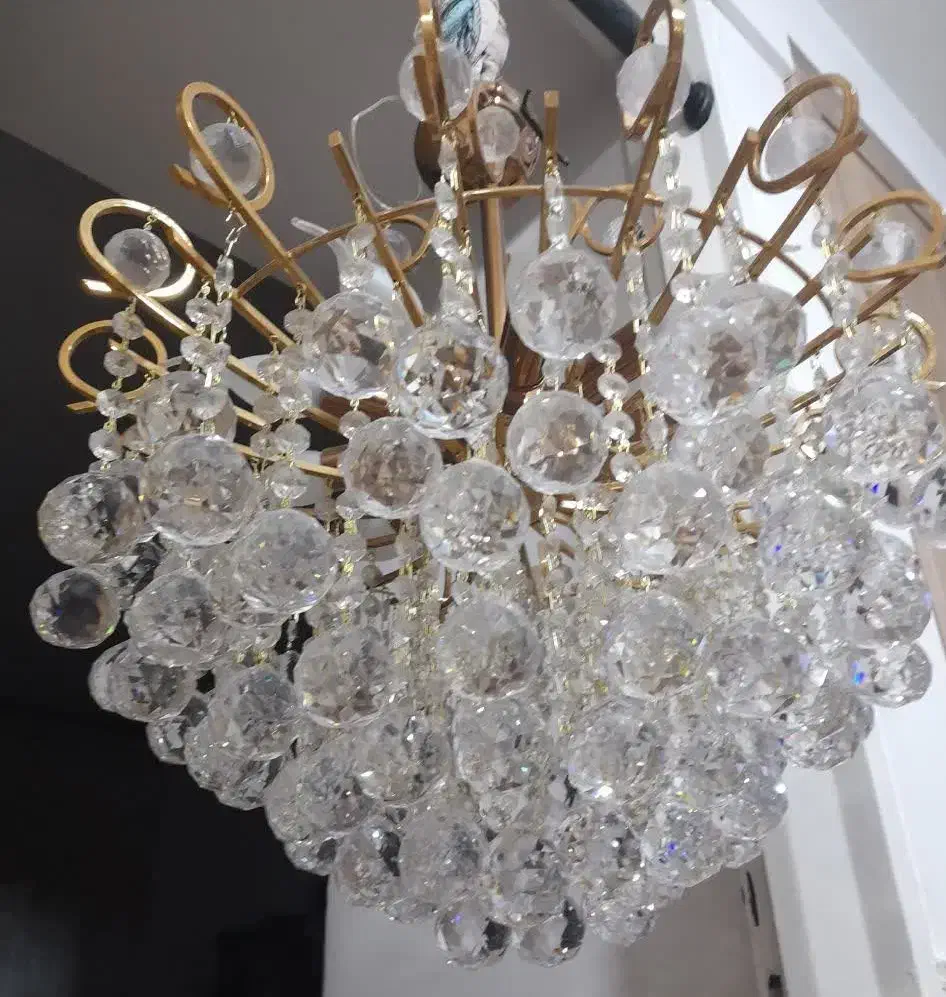 لوستر کریستالی قطر۵۲|لوستر و چراغ آویز|قم, بنیاد|دیوار