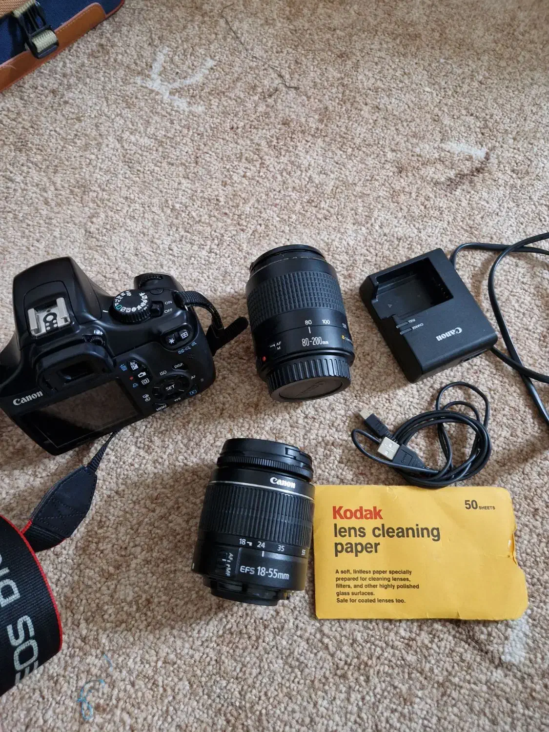 دوربین کنون همراه دو تا لنز|دوربین عکاسی و فیلم‌برداری|قرچک, داوود آباد|دیوار