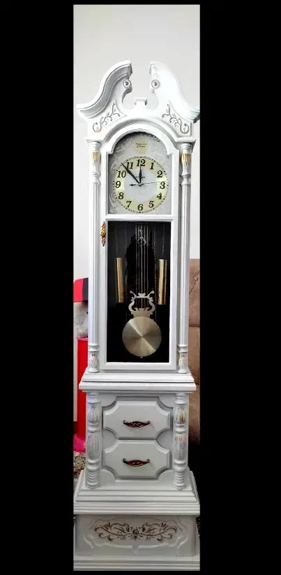 ساعت ایستاده سفید رنگ|ساعت دیواری و تزئینی|همدان, |دیوار