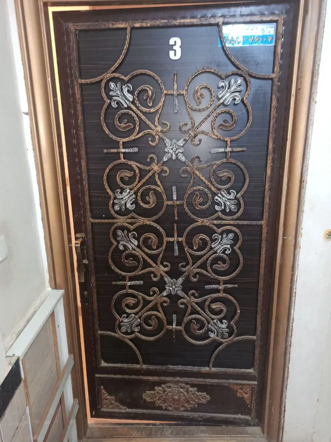 درب آهنی ورودی منزل|مصالح و تجهیزات ساختمان|جم, |دیوار