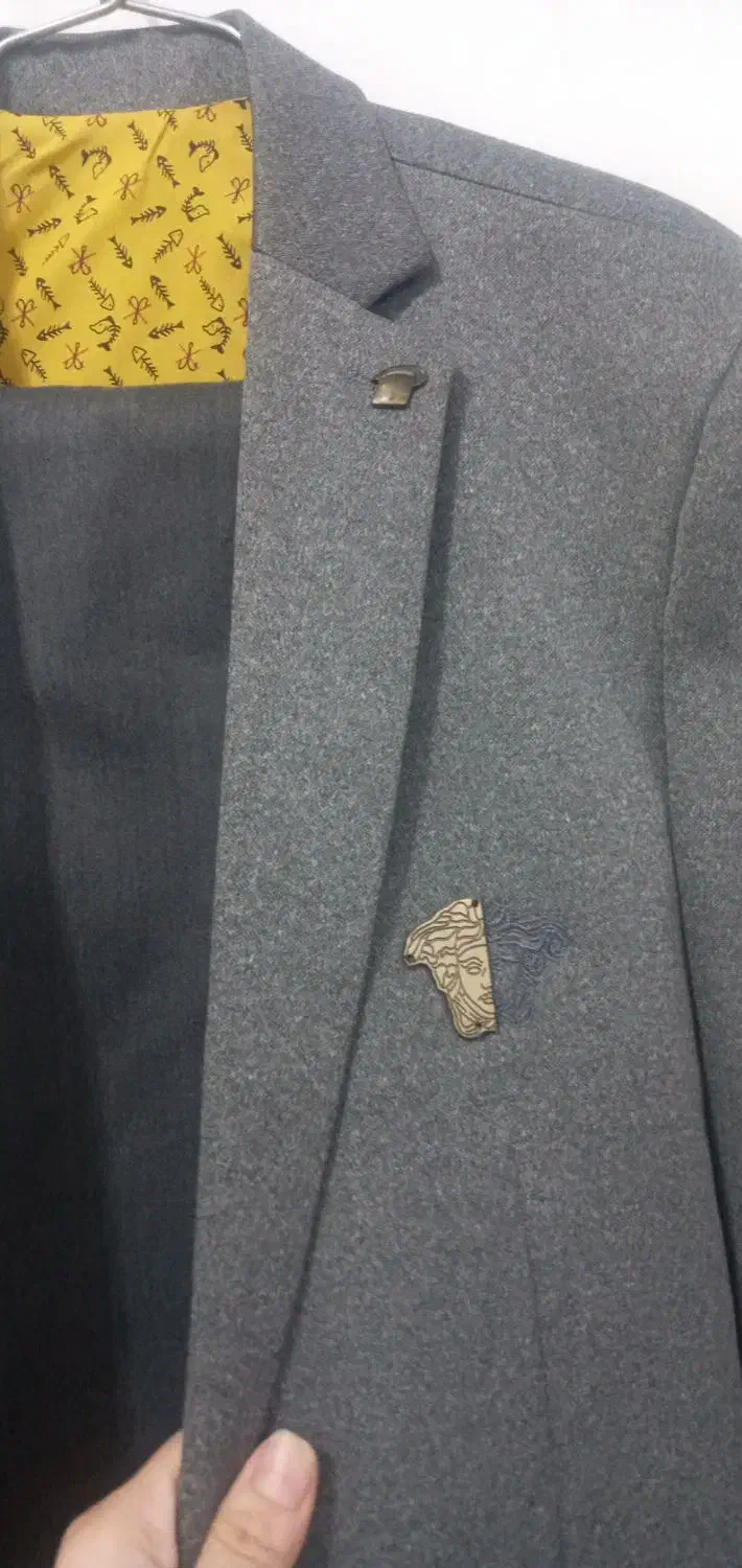 دو عدد کت شلوار مردانه رنگ طوسی و زرشکی سایز XL|لباس|رشت, معلولین|دیوار