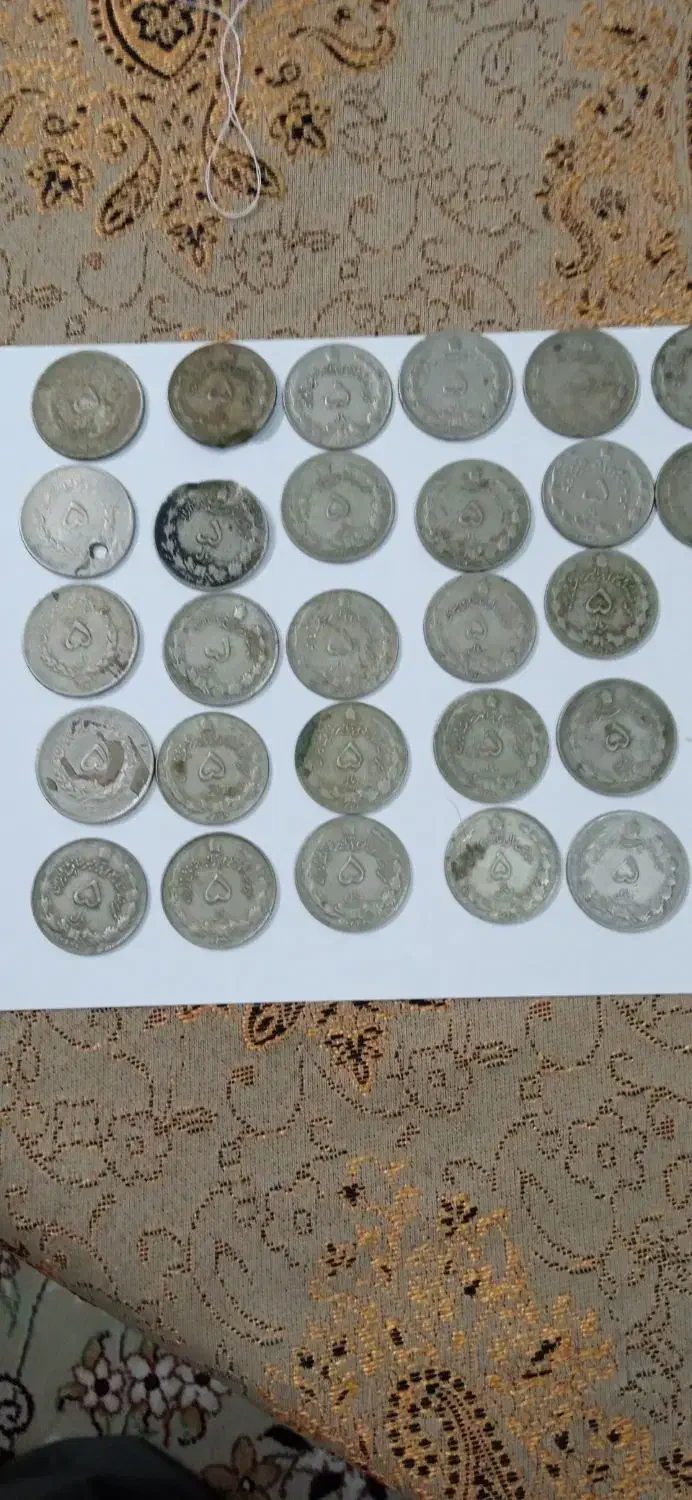 سکه های قدیمی پنج ریالی|کلکسیون سکه، تمبر، اسکناس|پردیس, فاز ۱|دیوار