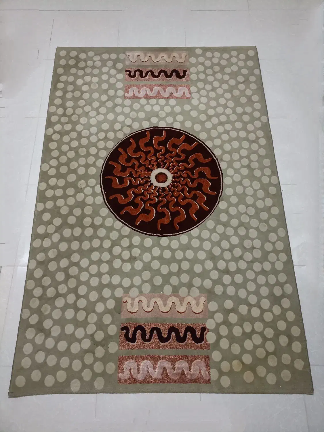 فرش گرد روفرشی پادری روتختی پرده موکت|فرش|تهران, شهرک آسمان|دیوار